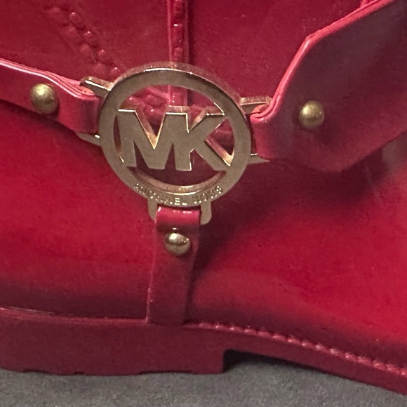 Michael Kors Red Winter Boots - Picture 2 of 5